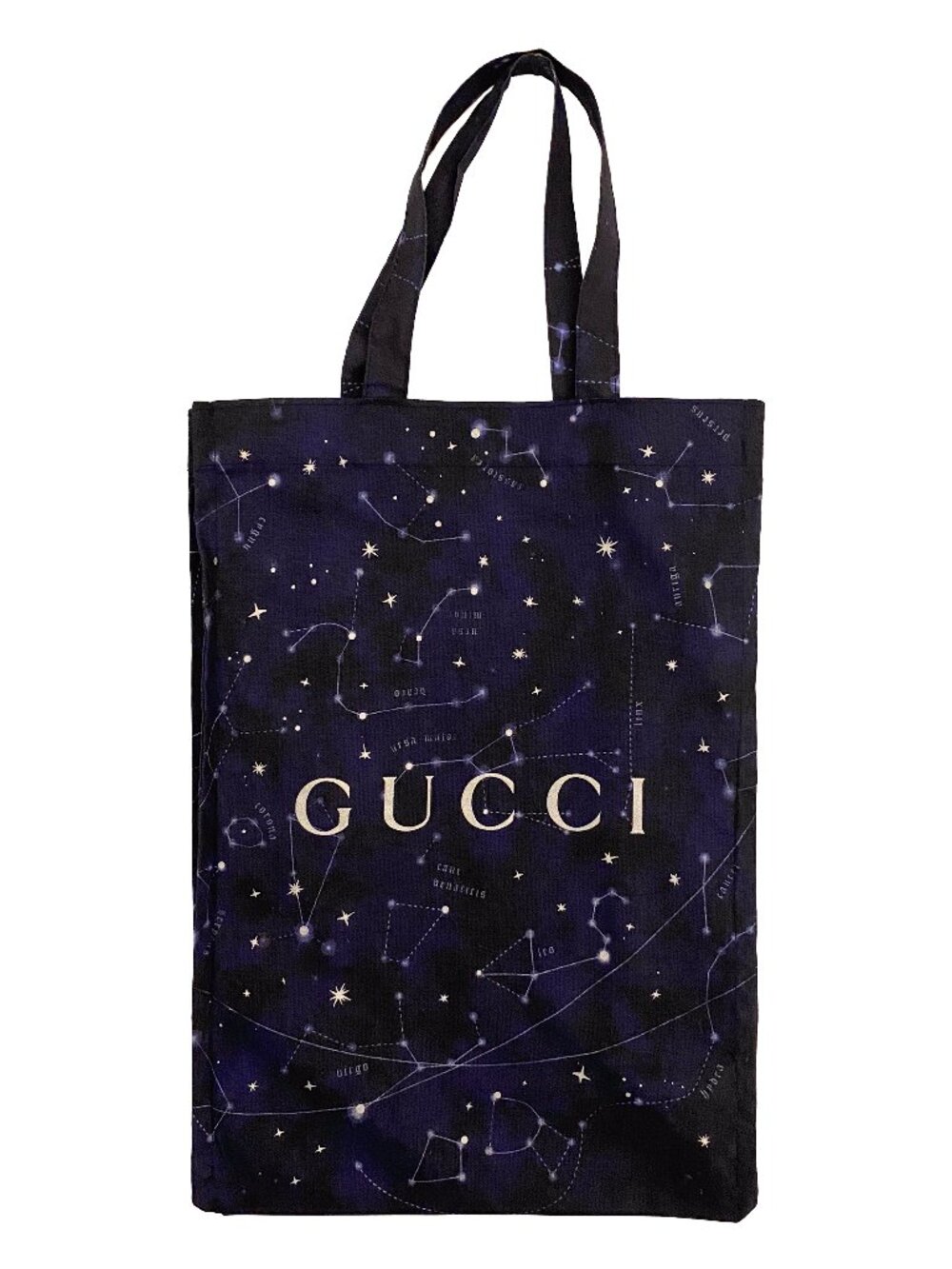 GUCCI Constellations Celestial Fabric Shopping Tote